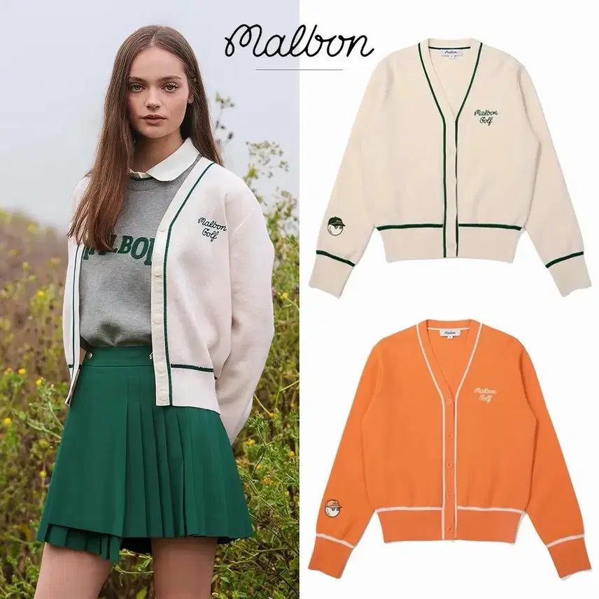 [BUNJANG] Malbon Golf Women's Cardigan / 말본골프웨어 여성 가디건
