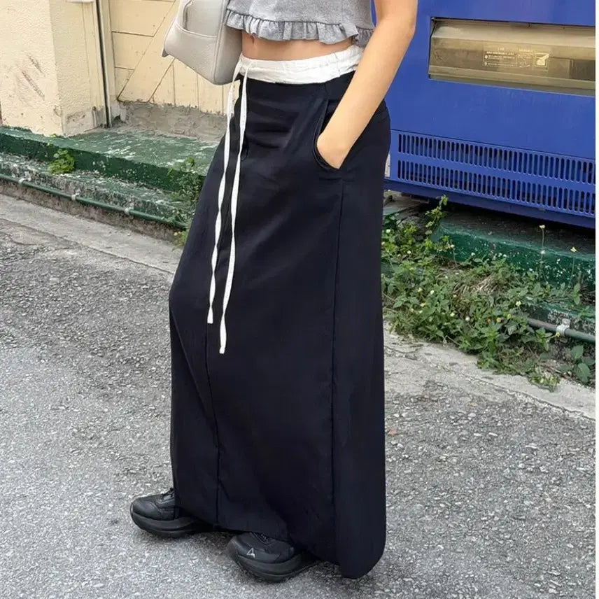 [BUNJANG] Love By Mood Moi Layered Skirt (Size M) / (택o)러브바이무드 모이 레이어드 스커트 M사이즈