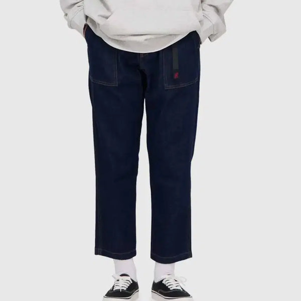 [BUNJANG] Gramicci Rouge Tapered Stretch Denim Pants Deep Indigo / 그라미치 루즈테이퍼드 스트레치 데님 팬츠 딥인디고 아시아 M