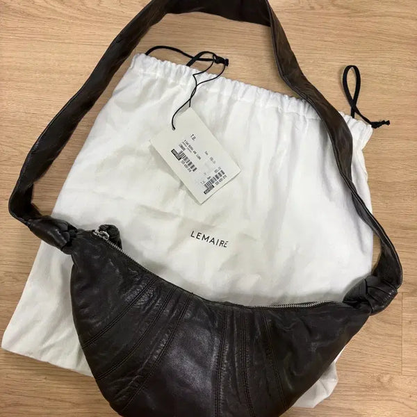 [BUNJANG] Lemaire Croissant Bag Small Dark Brown / 르메르 크루아상백 다크브라운 스몰