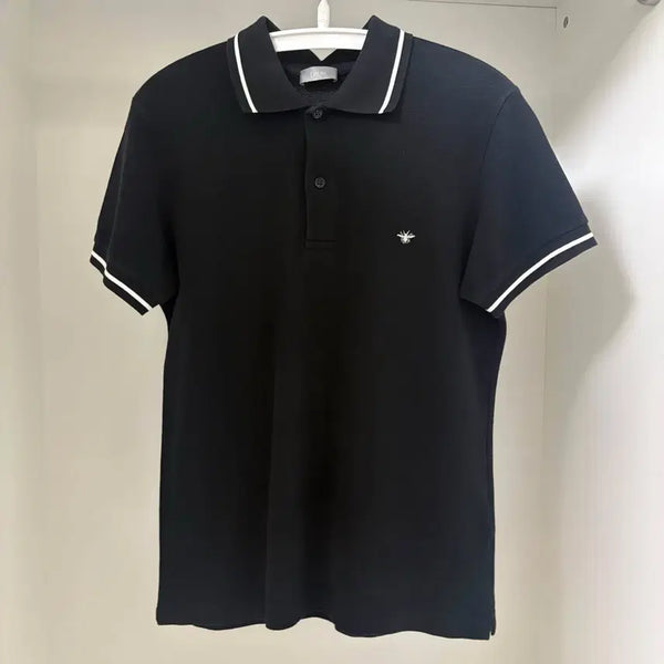 [BUNJANG] Dior Bee Logo Polo Shirt - Size S / 디올 꿀벌 로고 카라티셔츠 S