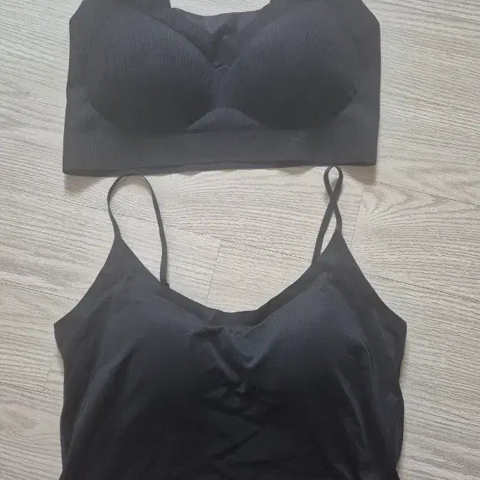 [BUNJANG] Black Bra Top Set / 블랙 브라탑 세트 (새상품)