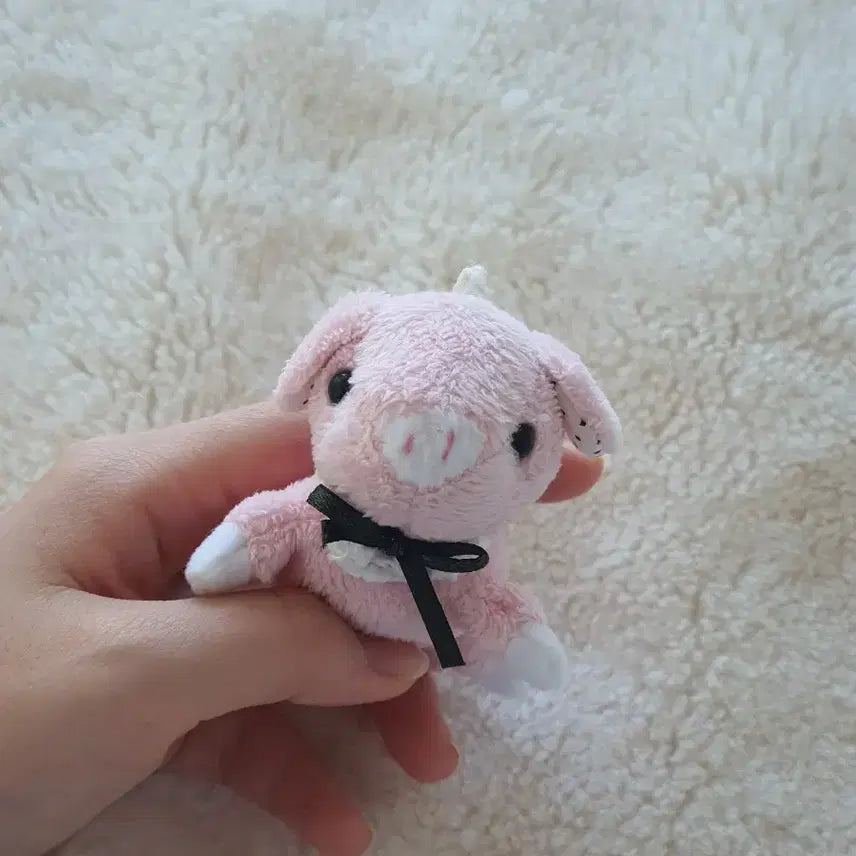 [BUNJANG] Heart Tag Pig Plush / 하트택 돼지인형
