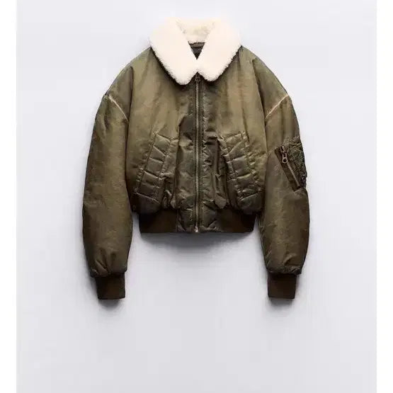 [BUNJANG] Zara Nylon Bomber Jacket / 자라 나일론 봄버 자켓 항공점퍼