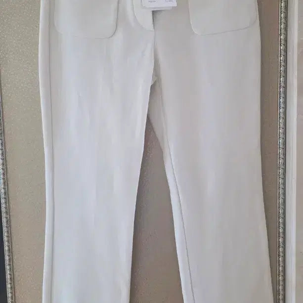 [BUNJANG] TIME (by Handsome) Ecru Cotton Blend Pants / 한섬 타임TIME  팬츠 (새상품)