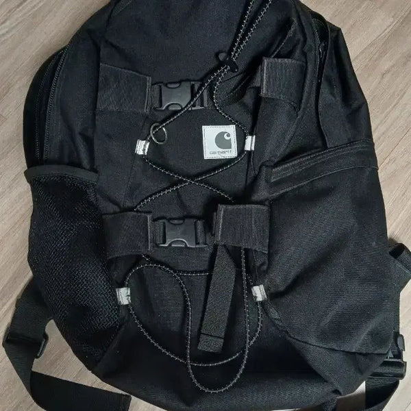 [BUNJANG] Carhartt Backpack Black / 칼하트 백팩 블랙 찢김있어오바로크자국수선완료 세탁필요