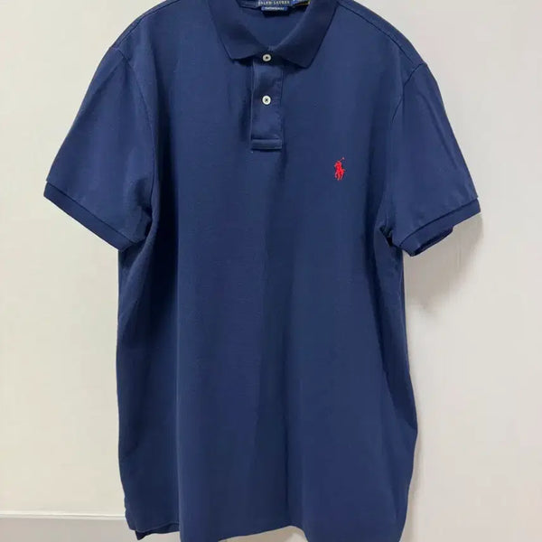 [BUNJANG] Polo Ralph Lauren Custom Slim Fit Polo Shirt - Navy (Size L) / 폴로 카라티 L사이즈 판매