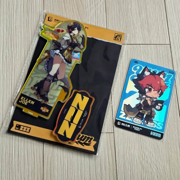 [BUNJANG] ZENZONZE Ellen Acrylic Stand + Manato 2 Photocard Bundle Set / (리딤미사용) 젠존제 반올림피자 젠레스 존 제로 엘렌 아크릴스탠드 + 마나토 포토카드 2종 일괄 세트