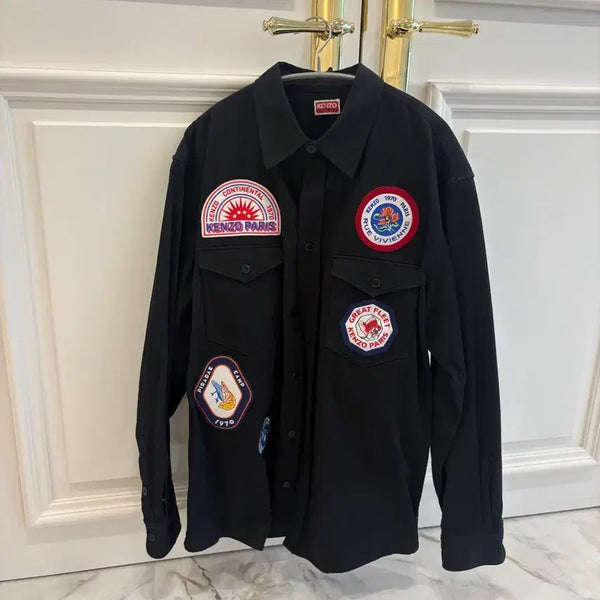 [BUNJANG] Kenzo Patch Black Jacket / KENZO 패치 블랙자켓