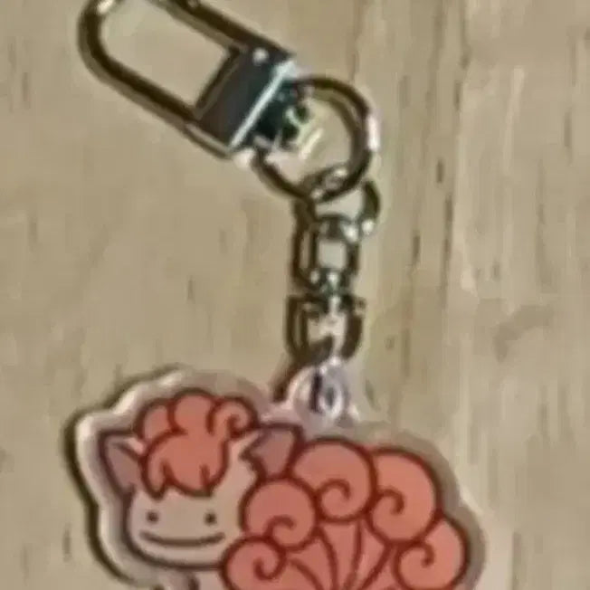 [BUNJANG] Ditto Vulpix Acrylic Keyring Set / cu 메타몽 식스테일 아크릴 키링 2개