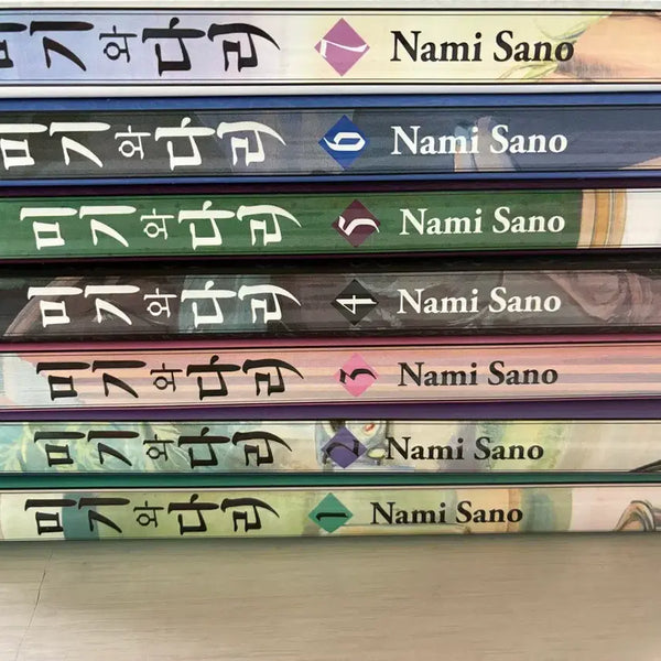 [BUNJANG] Migi-wa-dari Manga Complete Set Volumes 1-7 / 미기와다리만화책