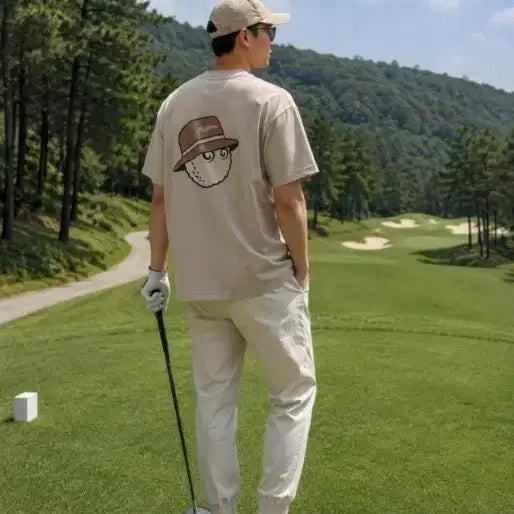 [BUNJANG] Malbon Golf Round T-Shirt / 말본 라운드 티셔츠세일~~