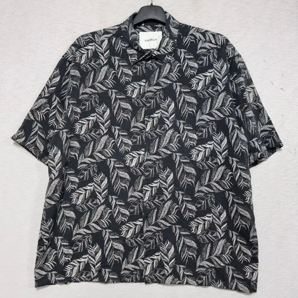 [BUNJANG] Annoblier Leaf Pattern Men's Shirt XL / 아노블리어 낙엽 남방 남자105사이즈ㅡ0325ㅇㅇ