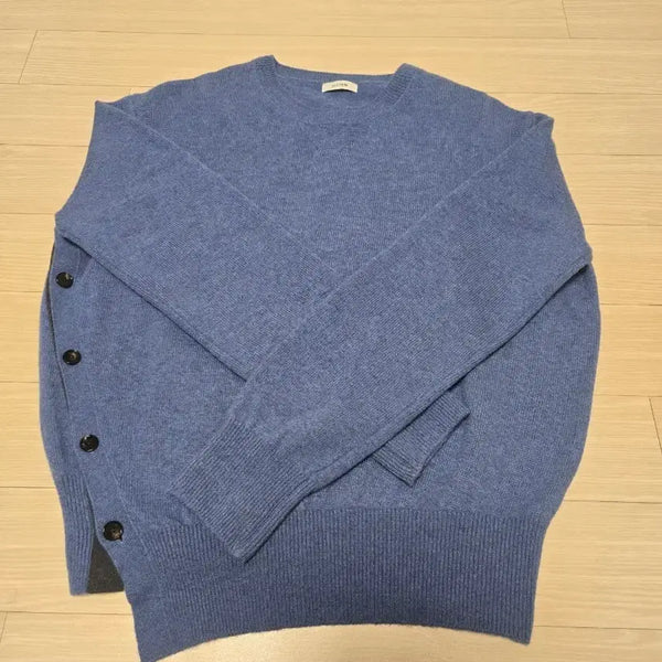 [BUNJANG] System Wool Side Button Knit 90 / 시스템 SYSTEM 울 사이드버튼 니트/ 90사이즈