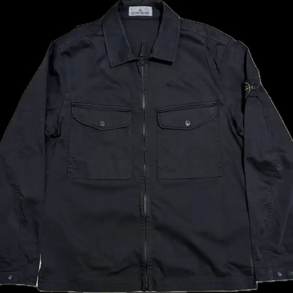 [BUNJANG] Stone Island Black Jacket 24FW / 스톤아일랜드 블랙 자켓 24fw