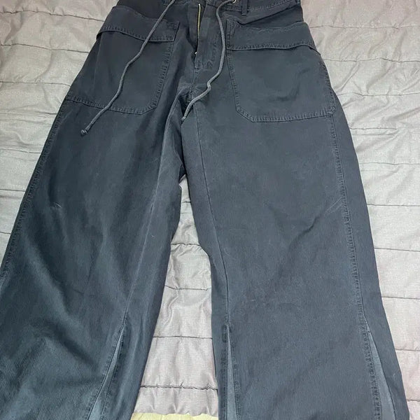 [BUNJANG] Politorer Para Pants Stripe Dark Navy / 폴리테루 파라팬츠 스트라이프 다크네이비 3(26년 구매)
