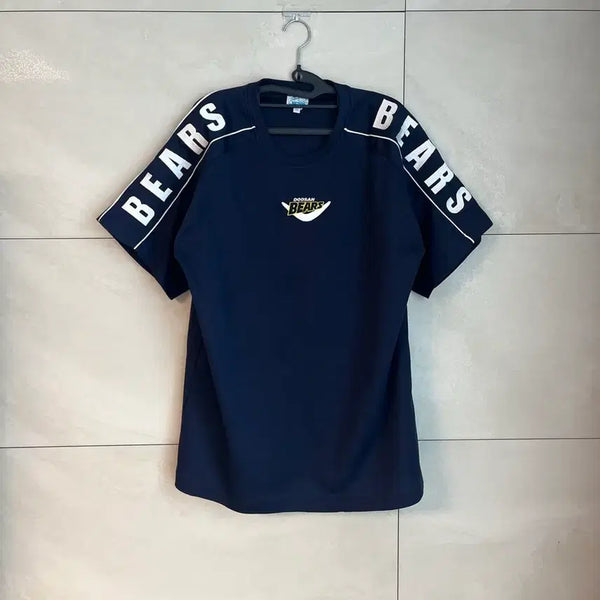 [BUNJANG] Doosan Bears Half-Moon Retro No-Name Baseball Jersey [105] / 두산베어스 반달 레트로 노마킹 야구 유니폼 져지 [105]