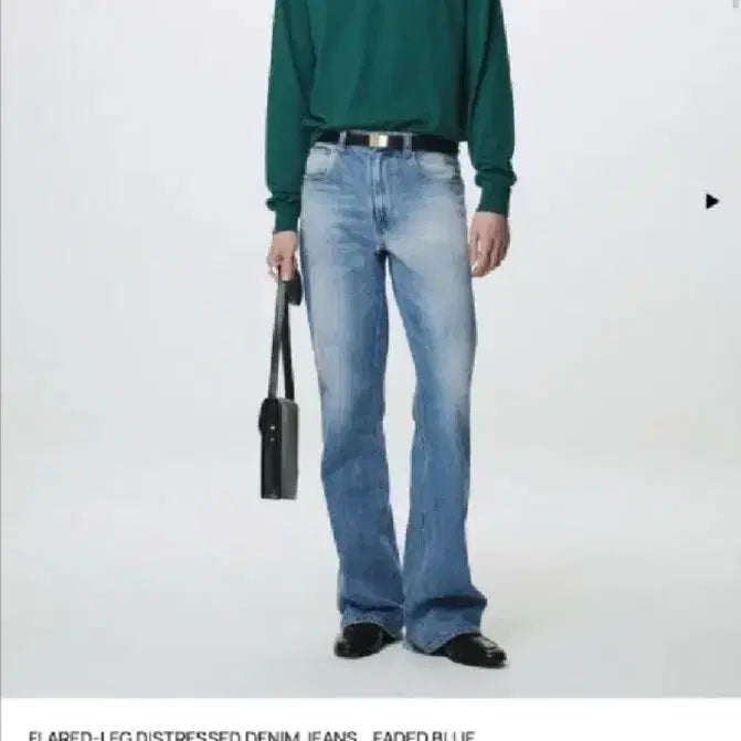 [BUNJANG] Tony Wack 26SS Flare Denim (M) Fade Blue / 26ss토니웩 플레어데님 30(m) 페이드 블루