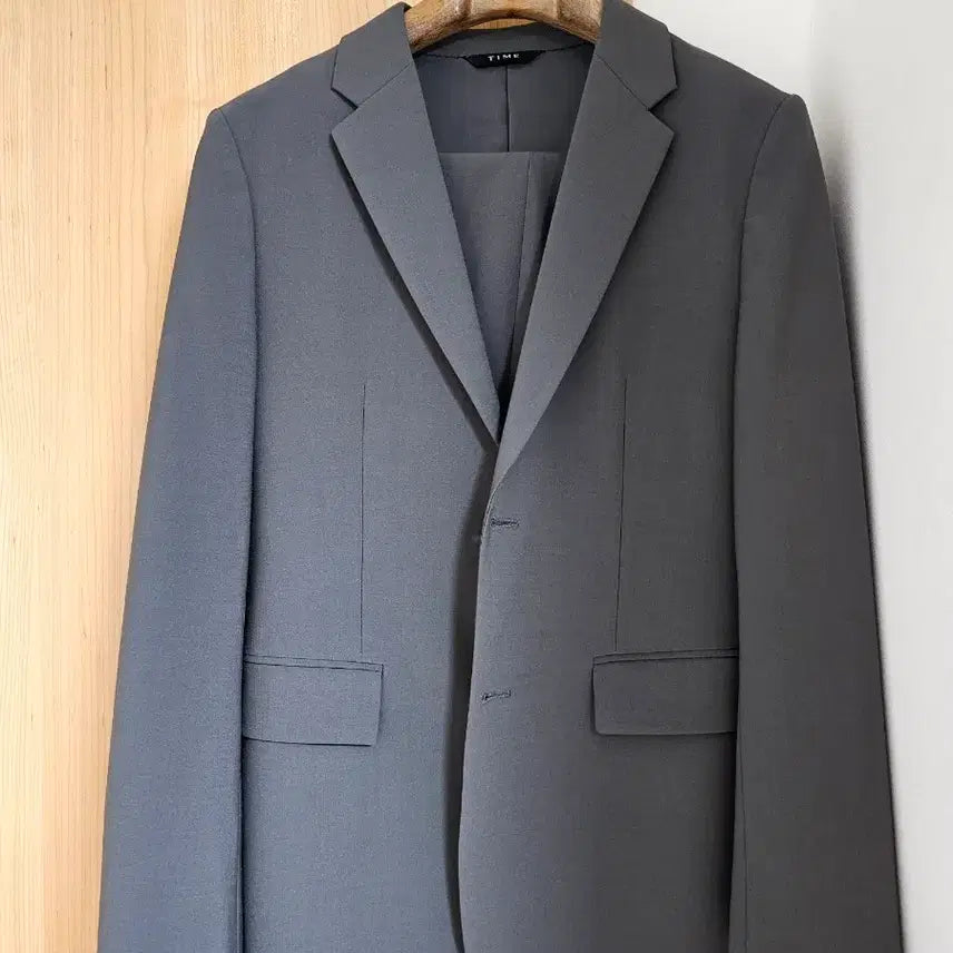 [BUNJANG] Time Homme Wool Blend Setup Suit Khaki / 타임옴므 봄가을용 울블렌드 셋업 카키