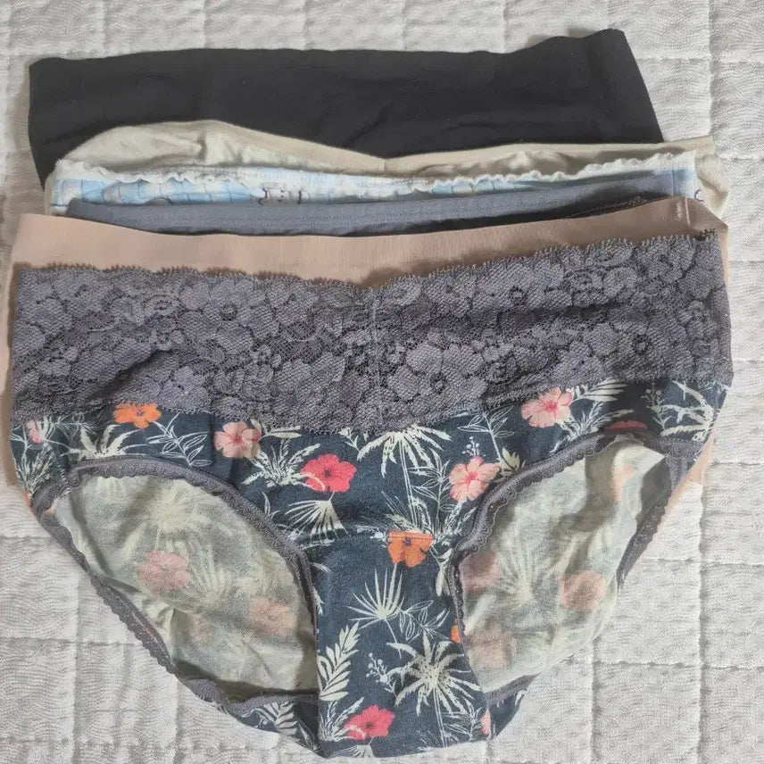 [BUNJANG] Women's Lace Panties - Assorted Brands (10 pcs) / 여성팬티 10종