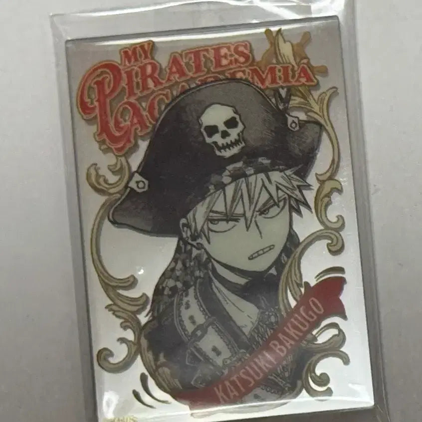[BUNJANG] My Hero Academia Bakugo 2026 Jump Festa Pirate Ver. Acrylic Sticker / 새상품) 히로아카 바쿠고 2026 점프 페스타 펍미러풍 아크릴 스티커 해적 버전