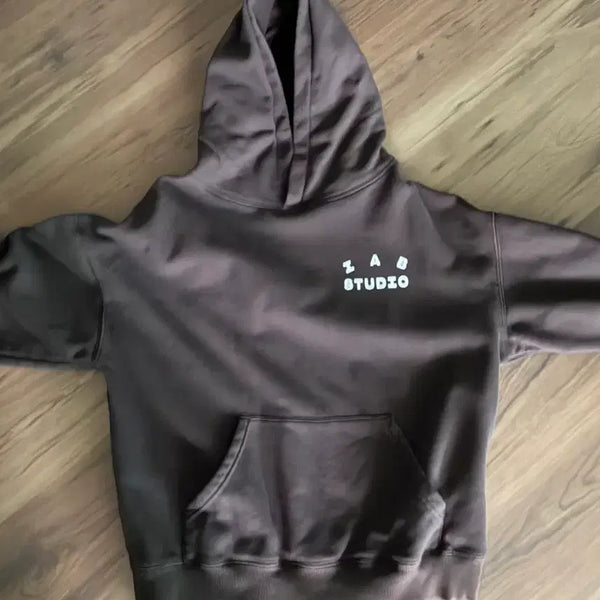 [BUNJANG] IAB Studio Brown Hoodie M / Iab스튜디오 후드티 브라운 m