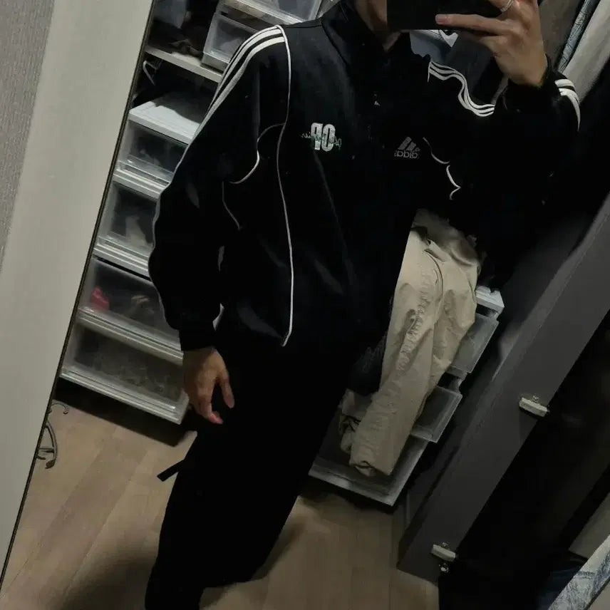 [BUNJANG] Vintage Adidas Old School Jersey / 빈티지 아디다스 올드스쿨 져지