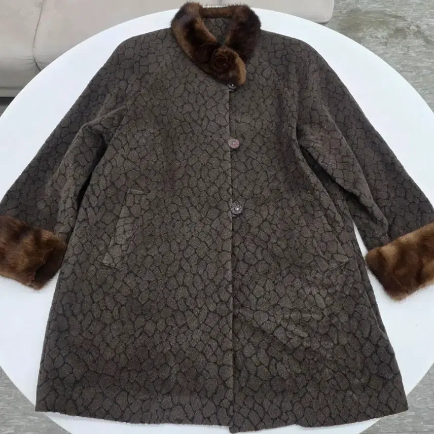 [BUNJANG] Women's Fur Collar Coat / 여성 퍼 카라 코트