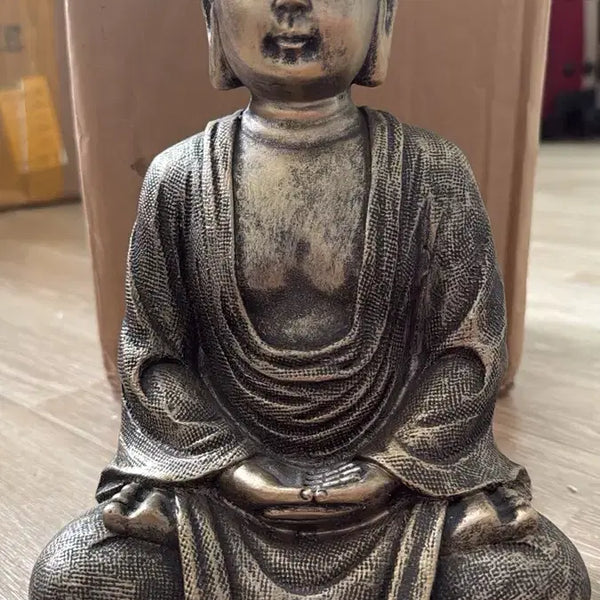 [BUNJANG] Brass Seated Buddha Statue / 석가모니 좌불상 황동색
