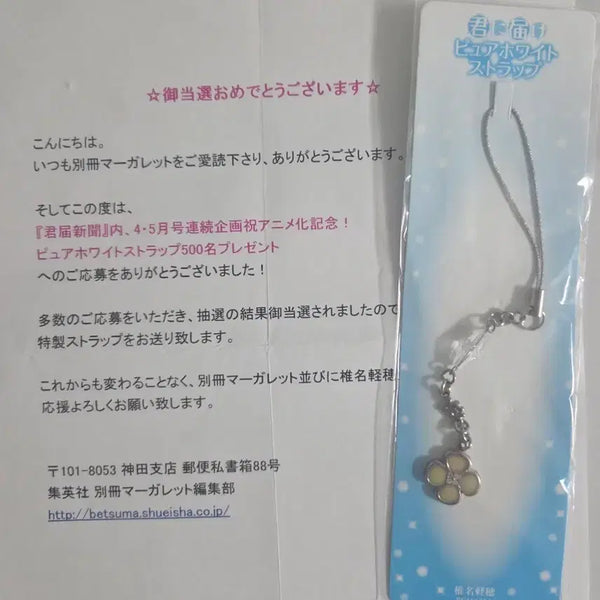 [BUNJANG] Kimi ni Todoke Sawako Strap Keychain / 너에게 닿기를 고전 사와코 스트랩 키링