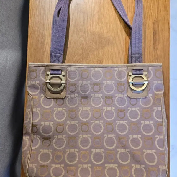 [BUNJANG] GANCINI Logo Lavender Shoulder Bag / 여자가방