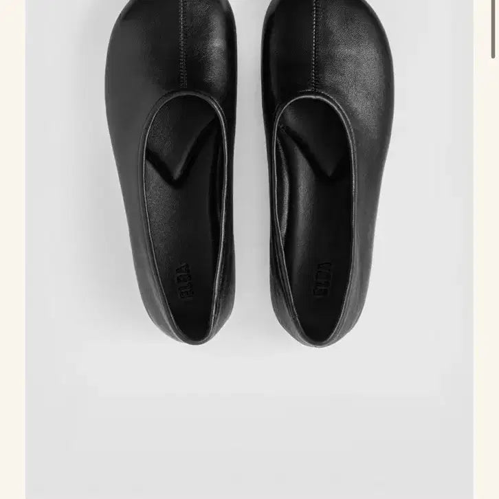 [BUNJANG] ELBA Oval Flat Shoes Black 240 / [실측 1회] 엘바(ELBA) 오벌 플랫 슈즈 블랙 240