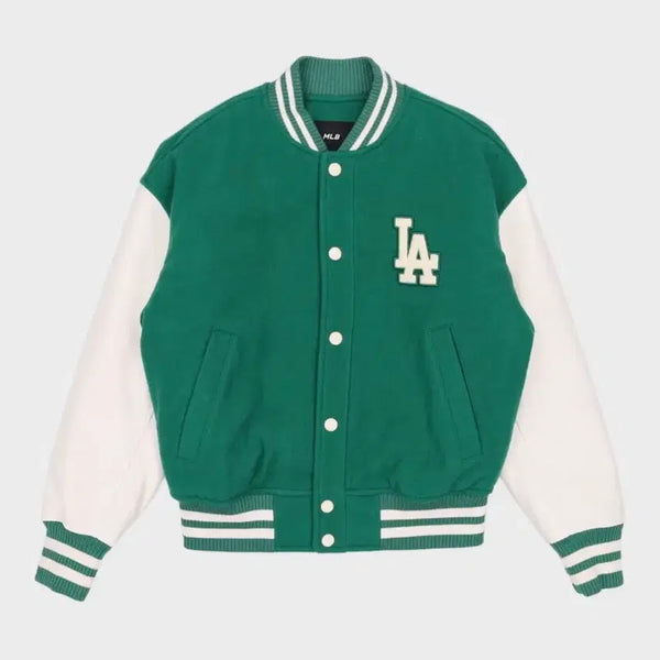 [BUNJANG] MLB LA Dodgers Wool Varsity Bomber Jacket / MLB LA다저스 울 야구 바시티 점퍼
