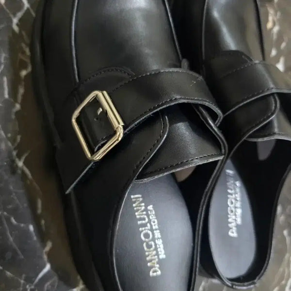 [BUNJANG] Height-Increasing Loafer Platform Shoes (245) / 새상품 키높이 블로퍼 로퍼 신발 245