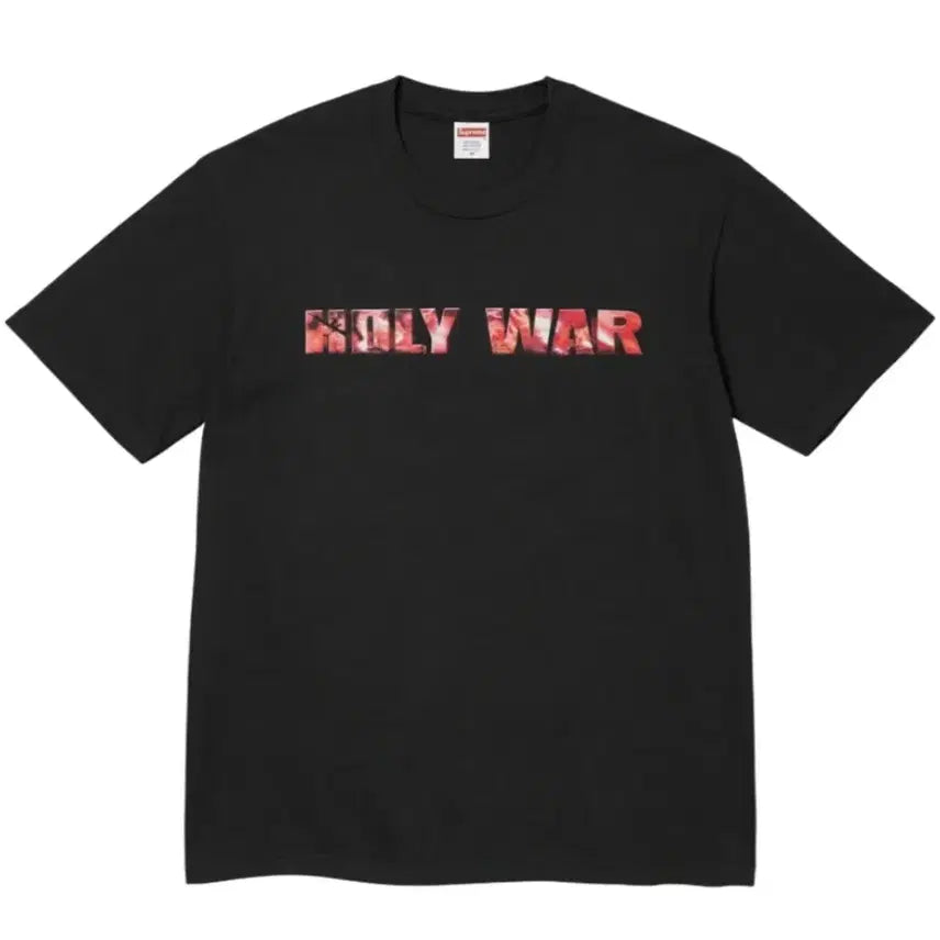 [BUNJANG] Supreme Holy War Short Sleeve T-Shirt Black / [XL] supreme 슈프림 holy war 홀리 워 반팔 티셔츠 블랙