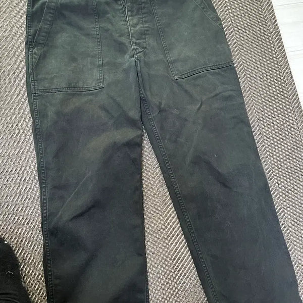 [BUNJANG] Eastlogue Permanent Fatigue Pants Black / 이스트로그 퍼머넌트 퍼티그 팬츠 m