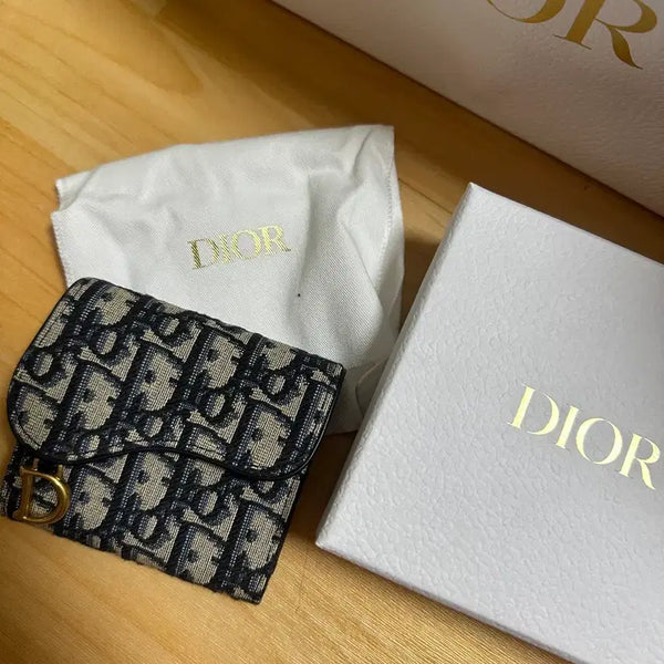[BUNJANG] Dior Saddle Oblique Wallet / 디올 새들 오블리크 지갑