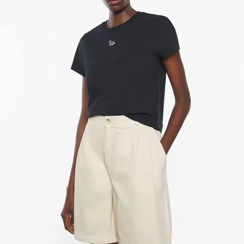 [BUNJANG] Maison Kitsuné Black Short Sleeve T-Shirt / 메종키츠네 반팔티(블랙)