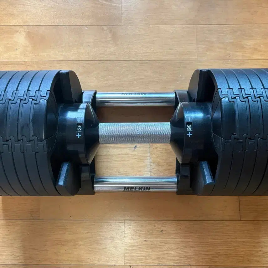 [BUNJANG] Melkin Adjustable Dumbbell 36kg with Stand / 멜킨 무게조절 덤벨 36kg