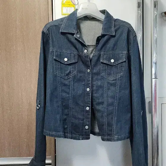 [BUNJANG] Burberry Women's Cropped Denim Jacket / 버버리 여성 데님자켓 55~66
