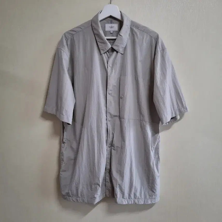 [BUNJANG] Ollezh Half Sleeve Shirt Jacket 110 / [올젠]  반팔 셔츠 자켓 110