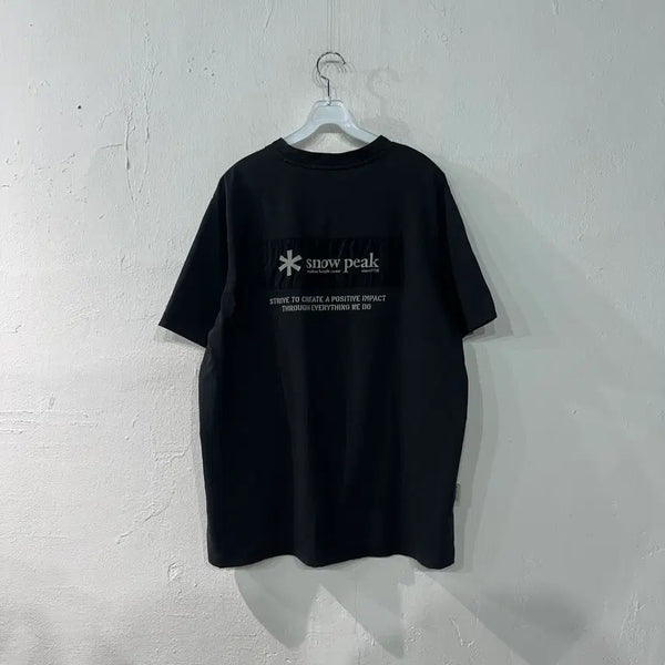 [BUNJANG] Snow Peak Short Sleeve T-Shirt 110 / 스노우피크 반팔티 110