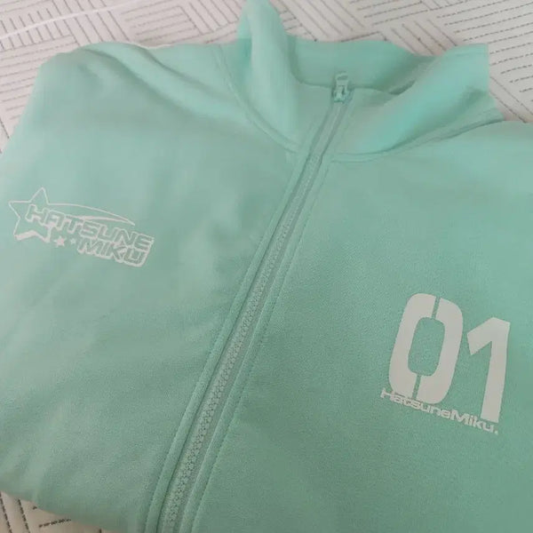 [BUNJANG] SPAO Mikku Jersey Mint / 스파오 미쿠져지 민트색 지뢰계 서브컬쳐