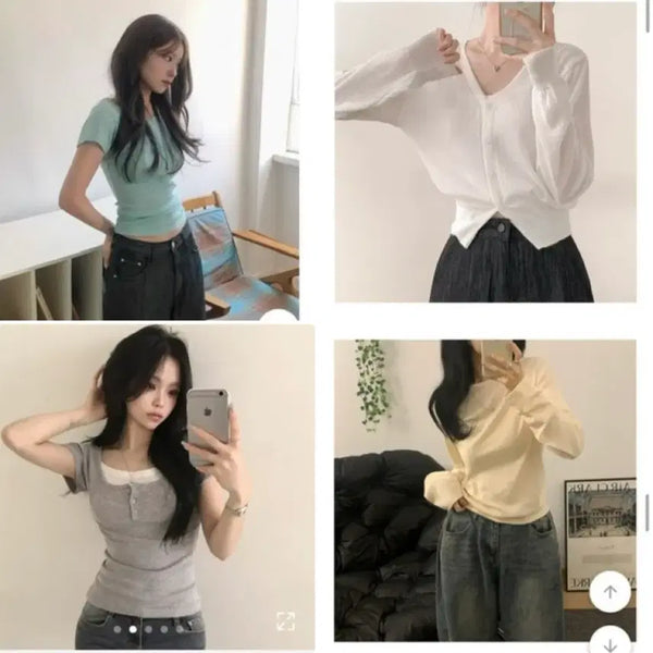 [BUNJANG] Basic T-shirt Bundle / 급처))다 7천원/무지티는 오천원/에이블리 옷장정리