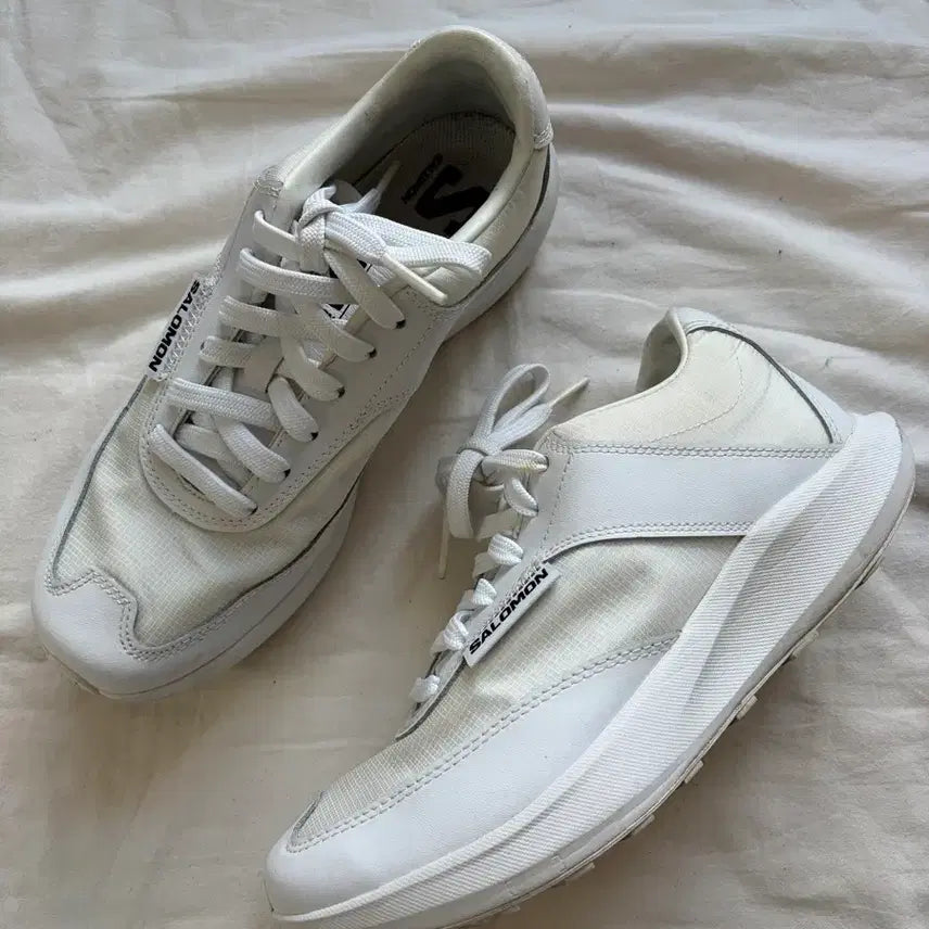 [BUNJANG] Salomon x Comme des Garçons SR90 White Sneakers / 살로몬 x 꼼데가르송 SR90 화이트 SALOMON x CDG