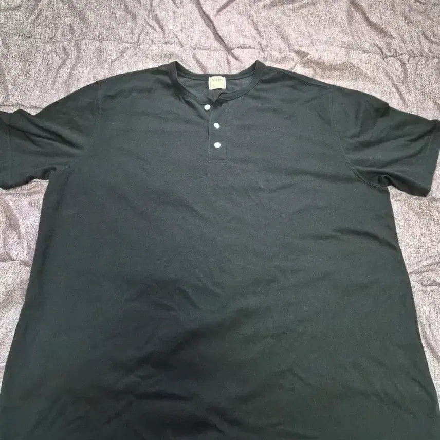 [BUNJANG] BDR Henly Neck T-Shirt / 비디알 헨리넥
