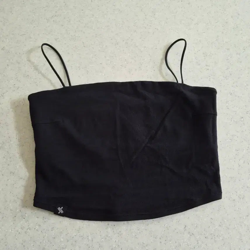 [BUNJANG] Xexymix Cali String Crop Top Black L / 새상품-테그있음)캘리 스트링 크롭탑 블랙(젝시믹스)(할인판매)