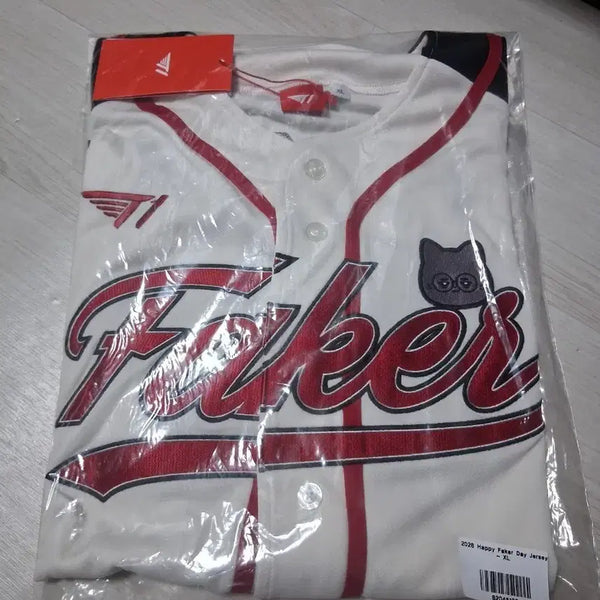 [BUNJANG] T1 Faker Birthday Baseball Jersey XL / T1 페이커 생일 야구 유니폼