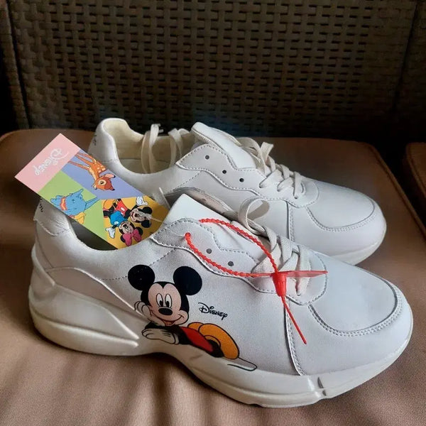 [BUNJANG] Disney Mickey Mouse White Sneakers / 디즈니 미키마우스 스니커즈