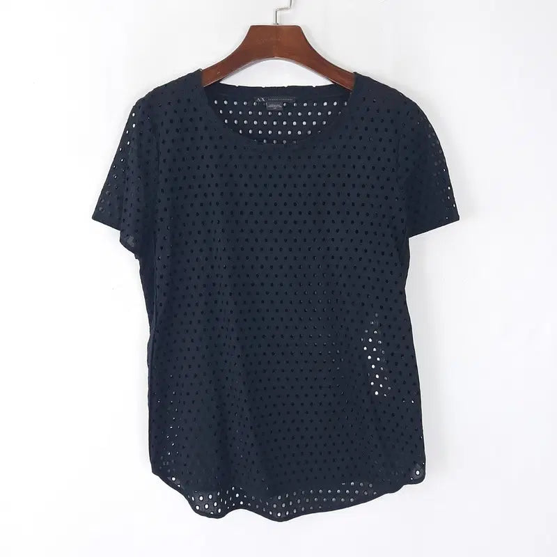 [BUNJANG] Armani Exchange Punching Blouse S / 아르마니익스체인지 펀칭 블라우스 S